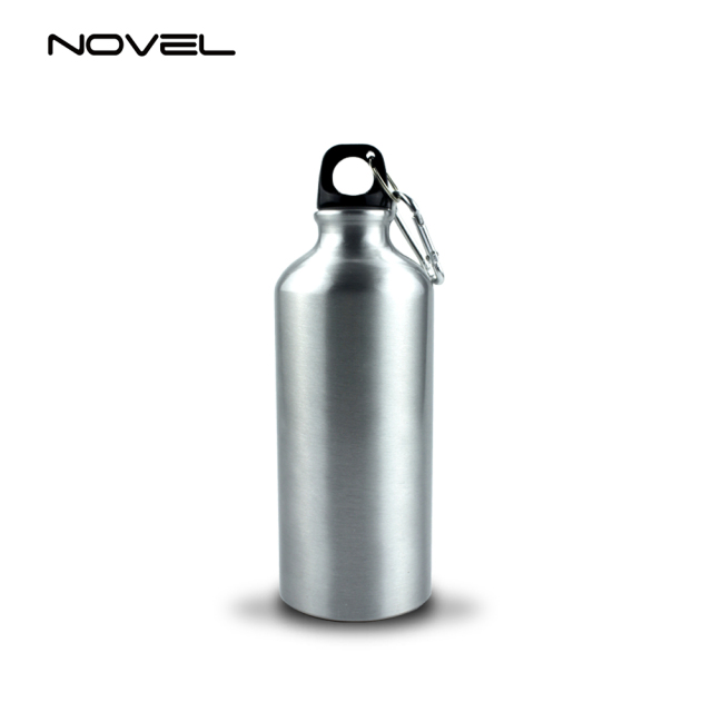 400ml/500ml/600ml Stainless Steel Sports Bottle Sublimation Mug-Silver