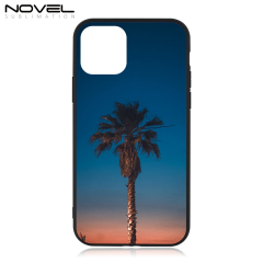For iPhone 11 Pro Tempered Glass Back Case Sublimation Wireless Charging