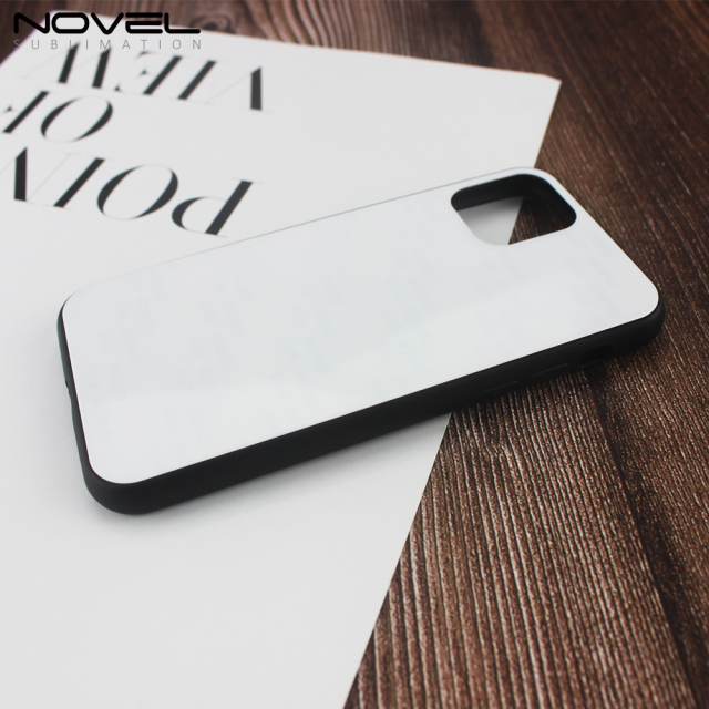 New Popular Sublimation TPU Glass Case For iPhone 11 With Wireless Charging Glass Insert