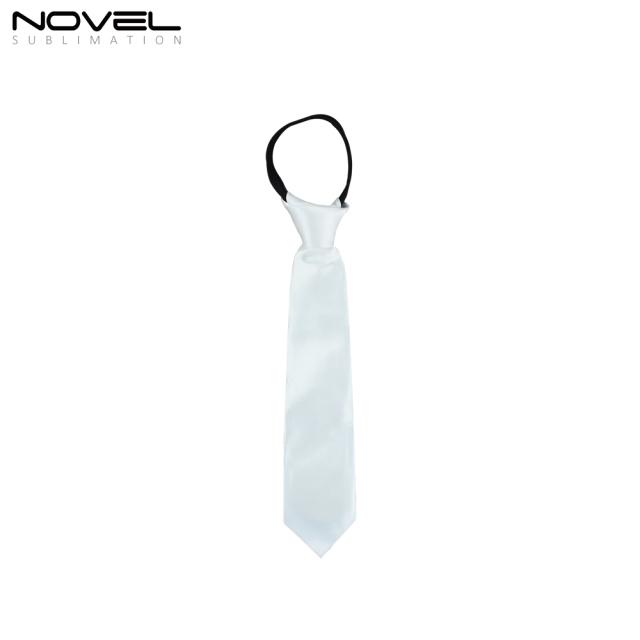 Polyester Zipper Necktie Sublimation Tie