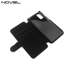 Custom Sublimation PU Leather Flip Phone Cover For Galaxy S20