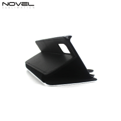 Custom Sublimation PU Leather Flip Phone Cover For Galaxy S20