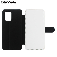 Popular Sublimation PU Flip Phone Case Wallet For A91/ S10 Lite