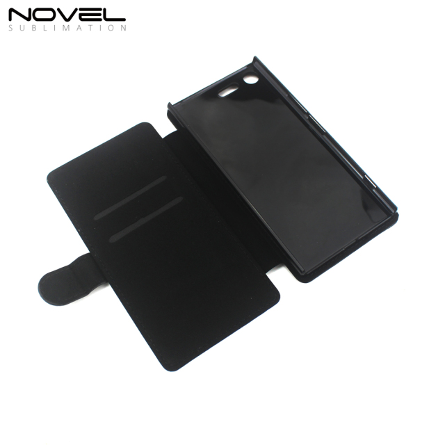 DIY PU Flip Leather Phone Case For Sony XZ Premium