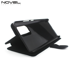 Popular Sublimation PU Flip Phone Case Wallet For A91/ S10 Lite
