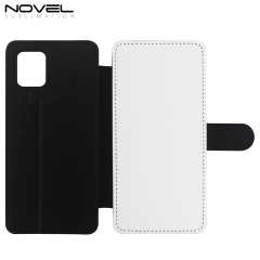 Custom Sublimation Phone Bag PU Flip Cell Wallet For Galaxy A81/ Note 10 Lite