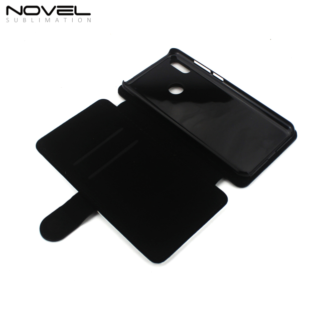 Leather Flip Mobile Phone Bag Case With Card Slots For Huawei Y6 2019