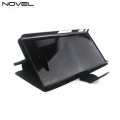 Phone Wallet For Sony M2 Sublimation Blank PU Flip Case