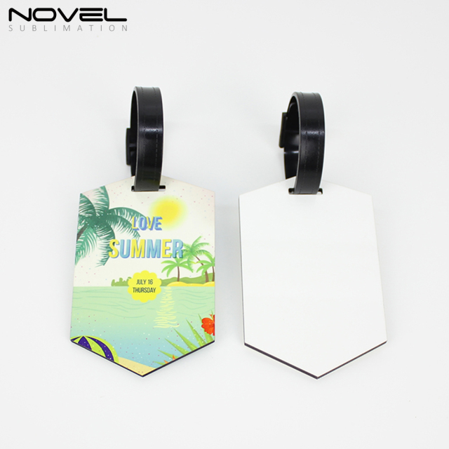 MDF Wooden Suitcase Luggage Tag NSX-008D