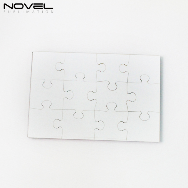 NSPZ-002 Rectangle Jigsaw MDF Puzzle 12p