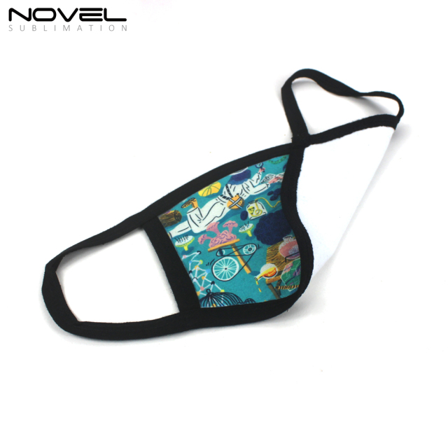 Personalized Sublimation Dust Anti Mask With Black Rim
