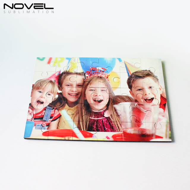 NSPZ-007 Rectangle MDF Jigsaw Puzzle 30p