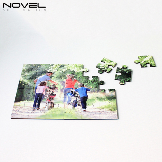 NSPZ-005 Custom Rectangle MDF Jigsaw Puzzle 24p