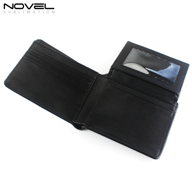 Father's Day Gift Personalized PU Leather Men Wallet Purse With Extra Card Holder