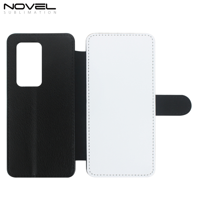 PU Flip Sublimation Leather Phone Wallet For Huawei P40 Series