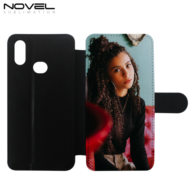 PU Leather Flip Phone Wallet Case For Galaxy A10S