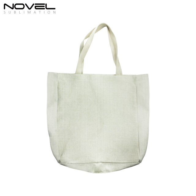 Big Size Linen Tote Bag Personalized Shopping Bag