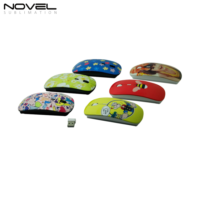 3D Sublimation Wireless Mouse White