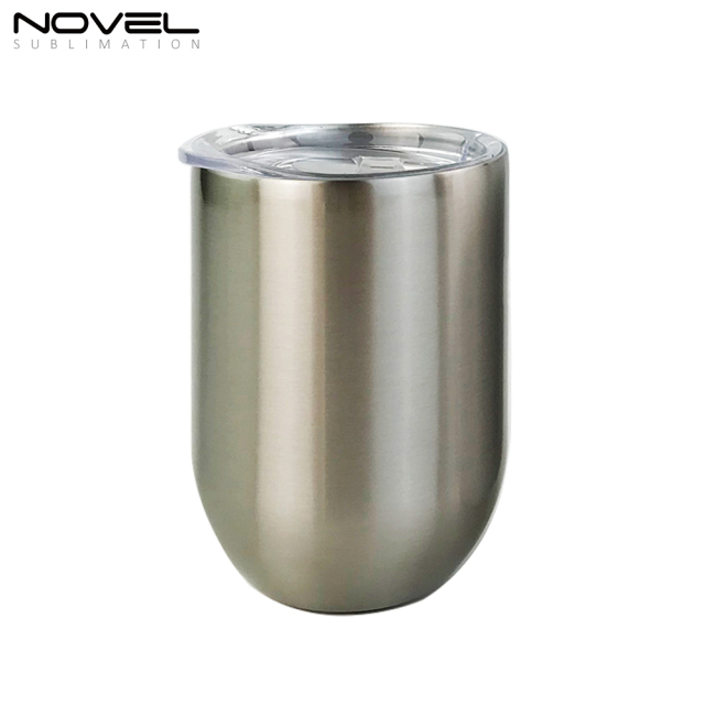 Eggshell Cup Stainless Steel Mug With Lid