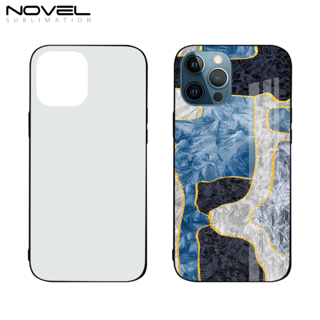 Popular Sublimation 2D Glass TPU Phone Case for iPhone 12 Pro Max