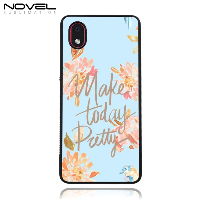 Blank Sublimation Rubber 2D TPU Cell Phone Cover  for Galaxy A01 Core