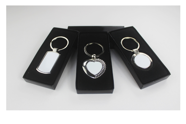 Custom design sublimation keychain, Round shape Keyring