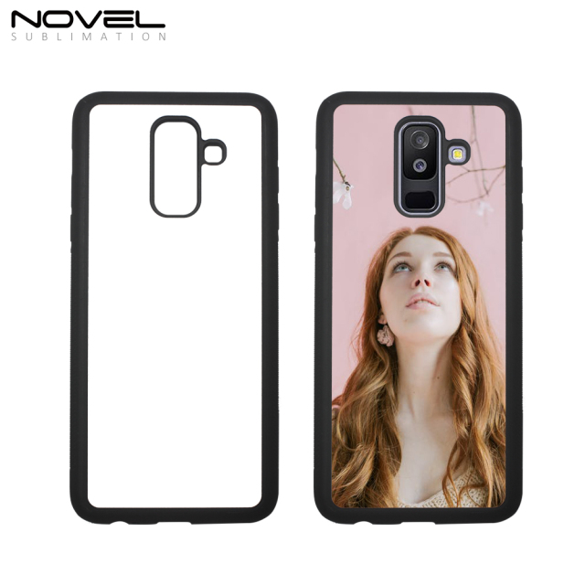 DIY Blank Sublimation 2D Rubber TPU Phone Case for Galaxy A6 Plus