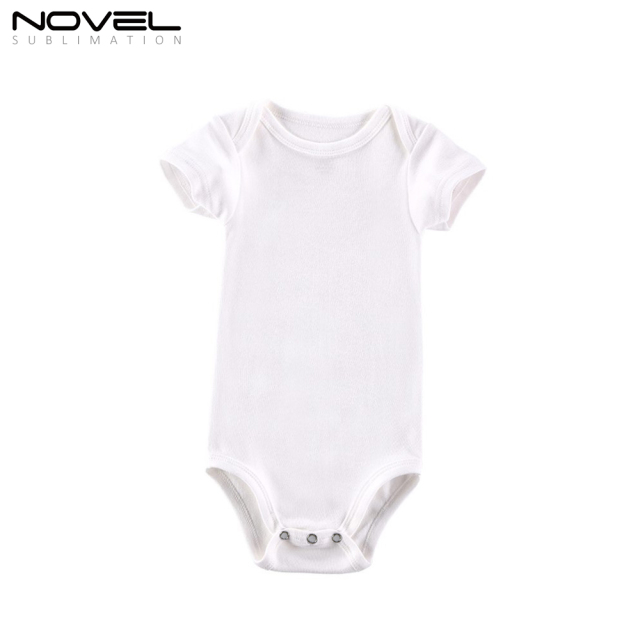 Custom Sublimation Blank Short Sleeve Baby Bodysuit