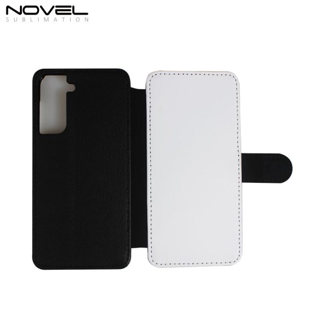 PU Flip Phone Case Sublimation Phone Wallet For Galaxy S21,S21 Plus,S21 Ultra