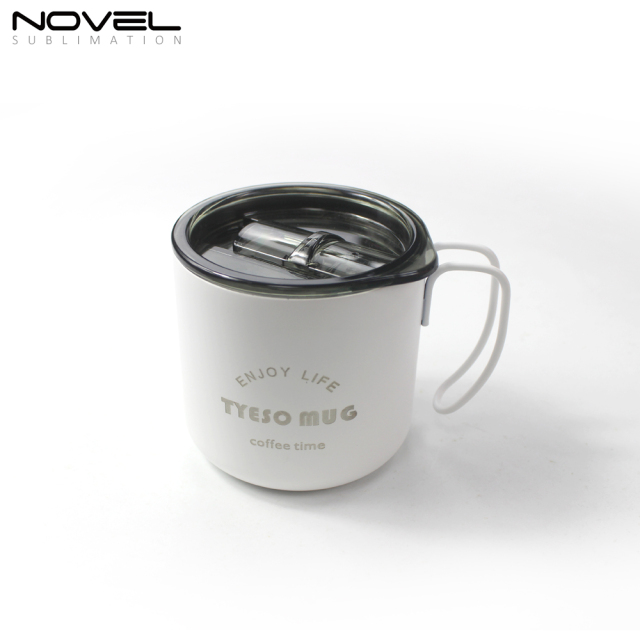450ml Stainless Steel Cup Sublimation White Coating Mug