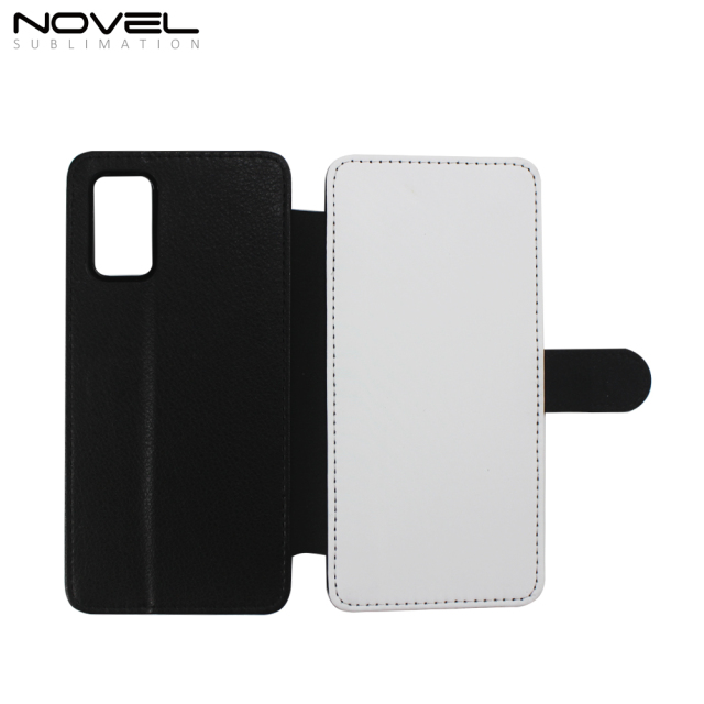 Blank Printable PU Flip Phone Case For Galaxy A02S PU Leather Case Phone Holder