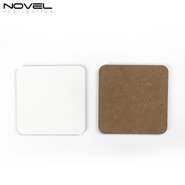 Promotion Gifts MDF Coasters Square Coaster  Round Wooden Coaster 100pcs/lot