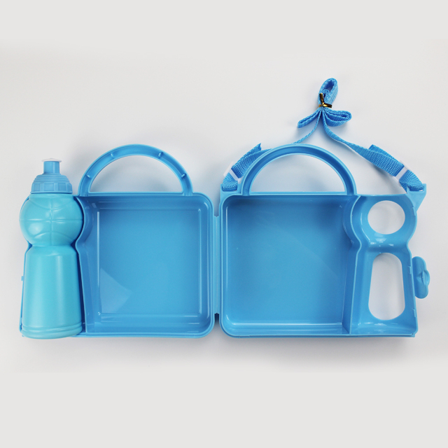 Polymer Kid Lunch Box and Water Bottle Set for Heat Pressing Sublimation Children Lunch Box Set