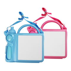 Polymer Kid Lunch Box and Water Bottle Set for Heat Pressing Sublimation Children Lunch Box Set
