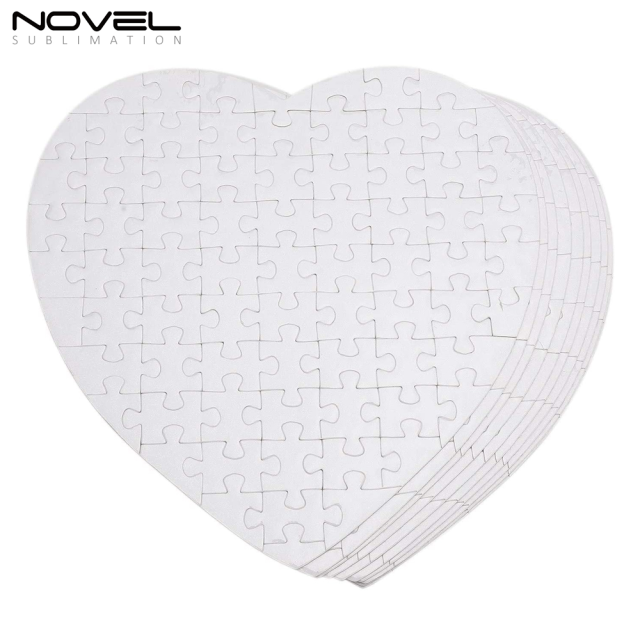 Sublimation Magnetic Jigsaw Puzzle - Heart