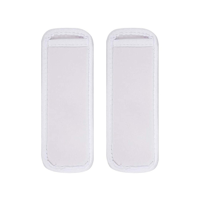 Sublimation Blank White Sleeves Ice Popsicle Holders For Kid Ice Pop Sleeves Bag