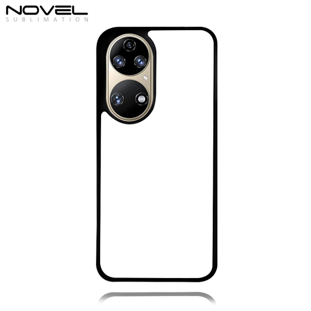For Huawei P50 Customized Sublimation Blank 2D TPU Phone Case With Metal Sheet For Heat Press Printing