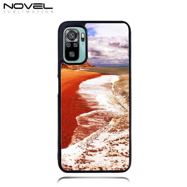 For Redmi Note 10 5G Customized Sublimation 2D TPU Phone Case With Metal Insert For Heat Press Printing