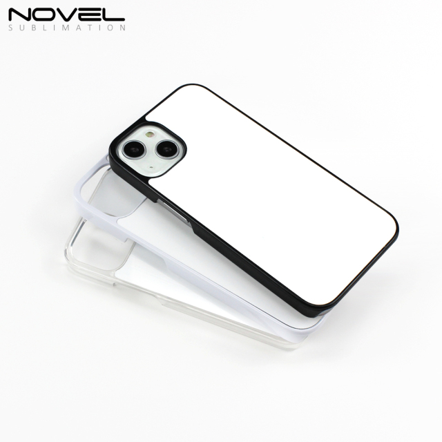 Hot Selling Sublimation Blank 2D Hard Plastic Cell Phone Case for iPhone 13