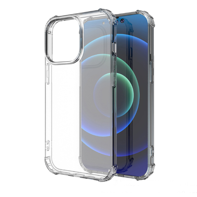 Four Corner Military Grade Anti-drop Transparent  UV Printing Phone Case For iPhone 13 Pro