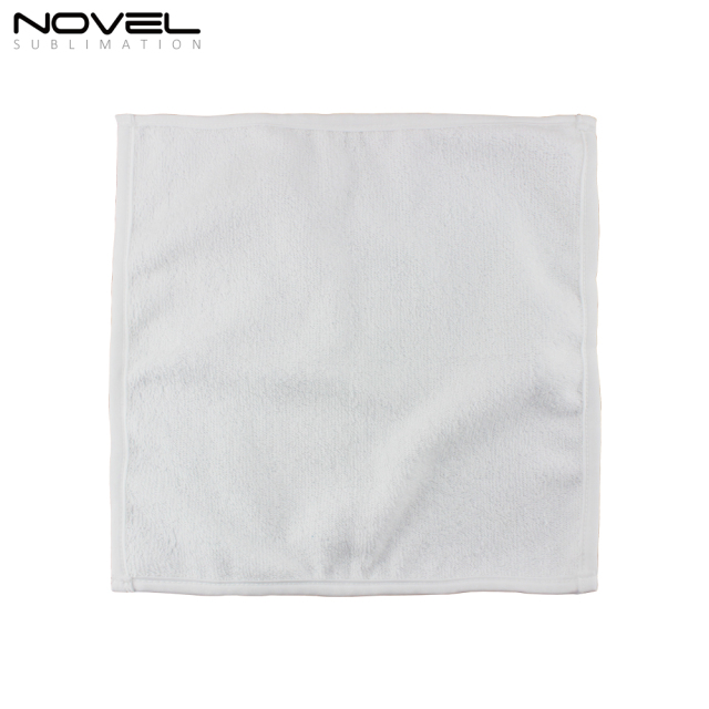 High Quality Sublimation Front -Polyester Back -Cotton Square Bath Towel Facecloth Beach 31*31cm