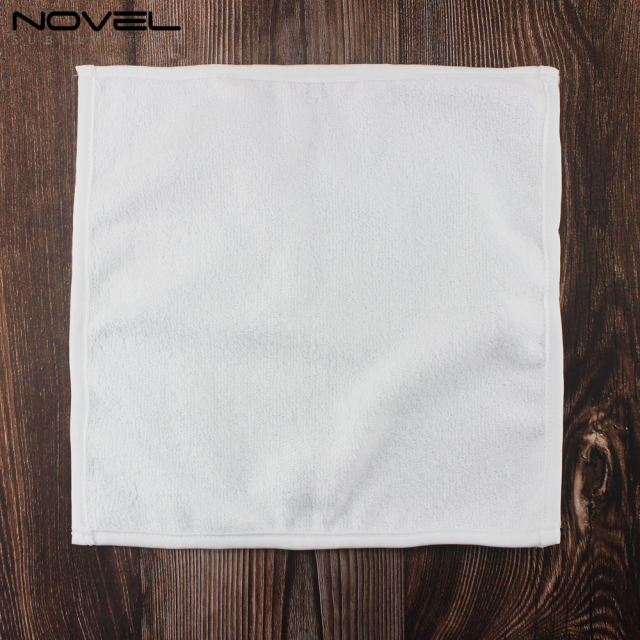 High Quality Sublimation Front -Polyester Back -Cotton Square Bath Towel Facecloth Beach 31*31cm