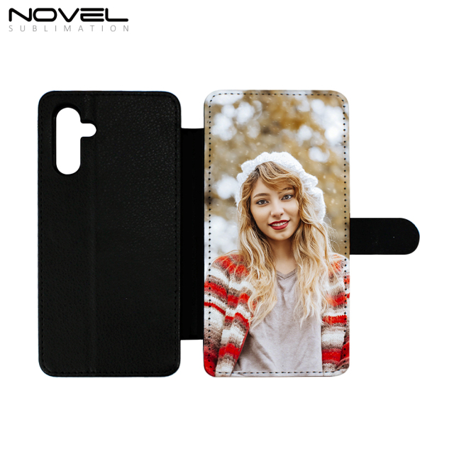 Personalized Sublimation Flip PU Leather Wallet Case For Galaxy Samsung A13 5G With Card Slot