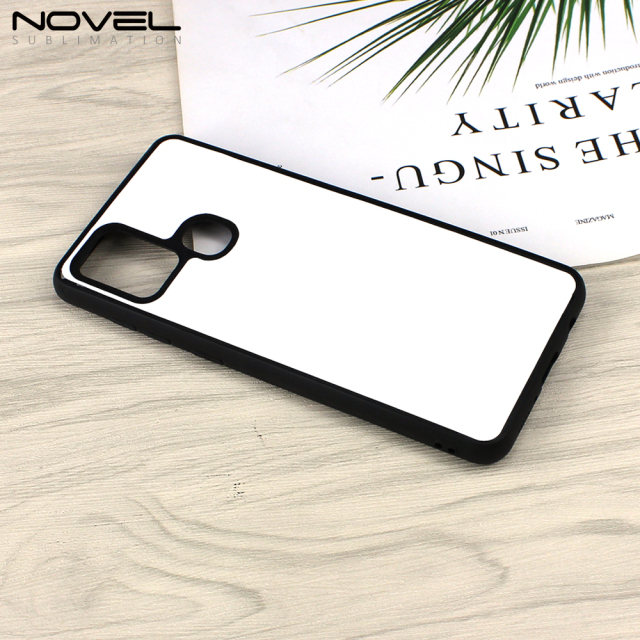 Tempered Glass Insert Sublimation Rubber TPU Case For Samsung Galaxy A21S