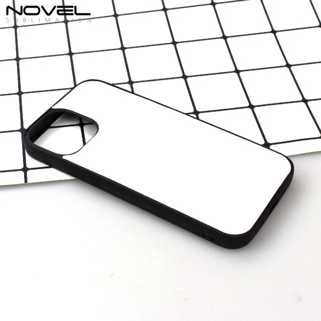 Sublimation Blank 2D Tempered Glass TPU Phone Case for iPhone 13 mini
