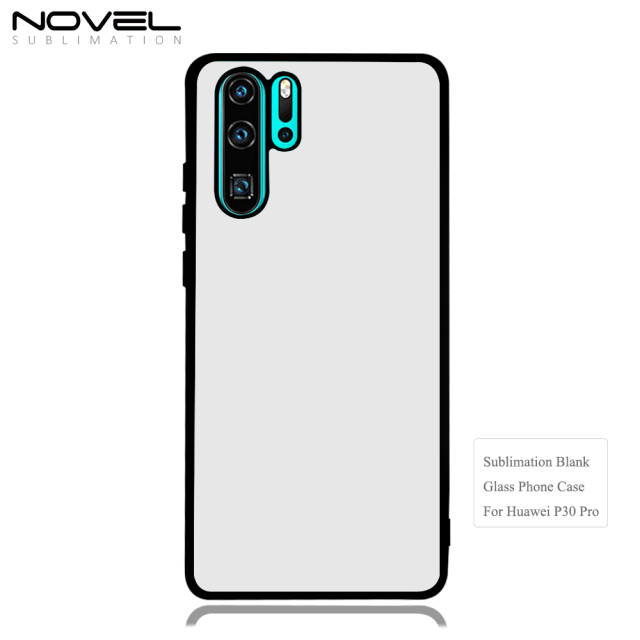 2D Sublimation Case For Huawei P30 Pro With Tempered Glass Insert