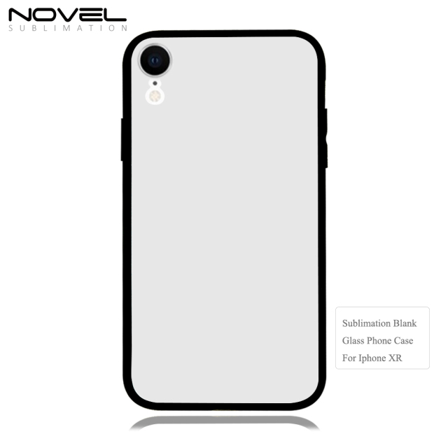 New Sublimation Blank TPU Glass Phone Case For iPhone XR