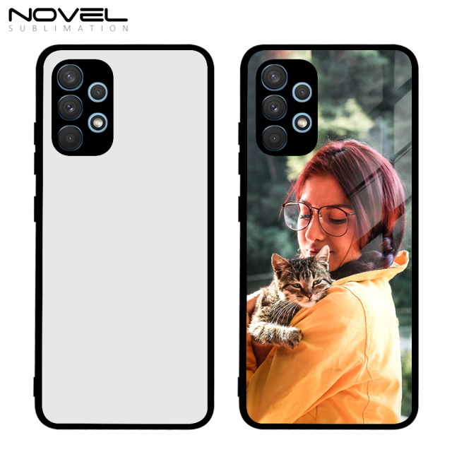 Personalized Sublimation 2D TPU Case With Tempered Glass Insert For Galaxy A32 4G