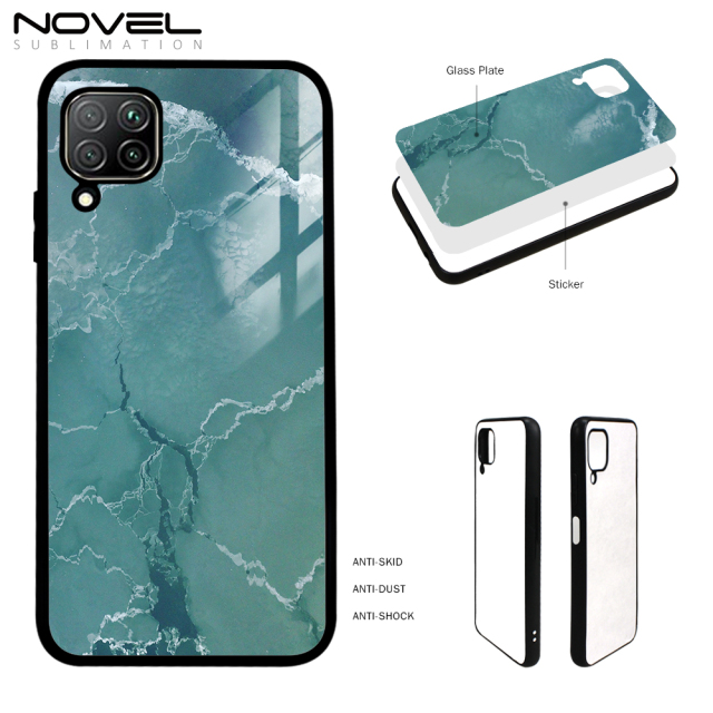 2D Sublimation Case With Tempered Glass Insert For Huawei P40/ P40 Lite/ P40 Pro/ P40 Pro Plus