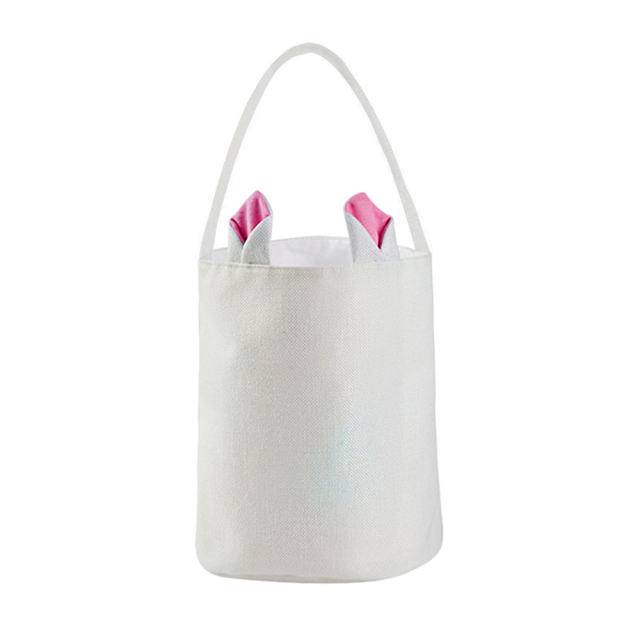 Sublimation Easter Bunny Ear Cotton Hemp Gift Bag